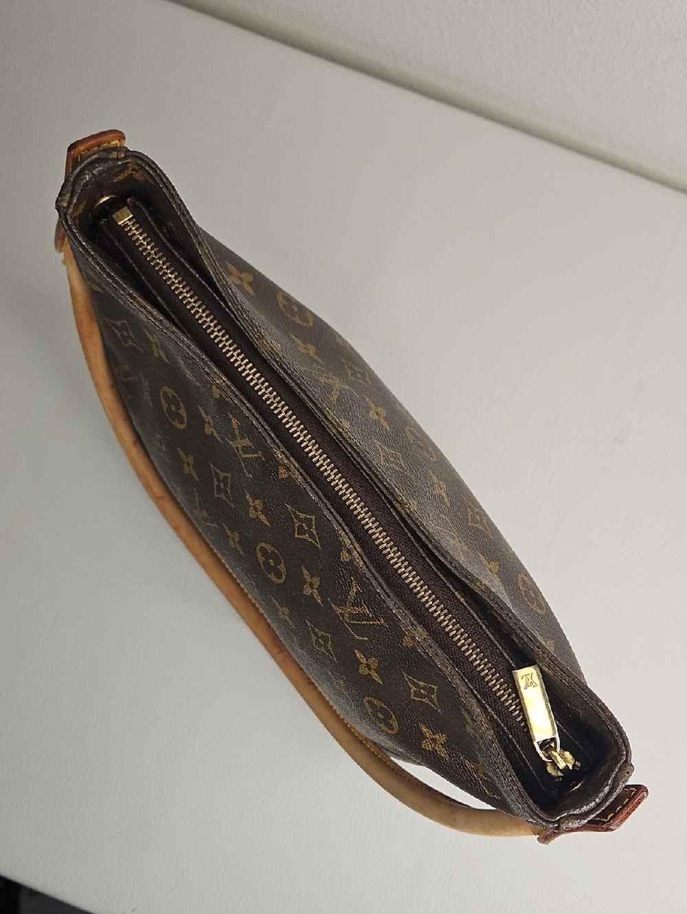 Authentic Louis Vuitton Looping MM Monogram Shoulder Bag Hobo Purse W/Dustbag - Picture 8 of 16